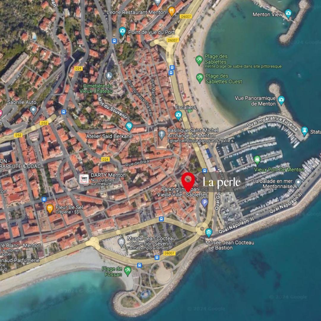 La Perle Apartment Menton Bagian luar foto